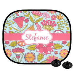 Wild Flowers Car Side Window Sun Shade (Personalized)