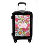Wild Flowers Carry On Hard Shell Suitcase (Personalized)