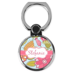 Wild Flowers Cell Phone Ring Stand & Holder (Personalized)