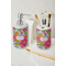 Wild Flowers Ceramic Bathroom Accessories - LIFESTYLE (toothbrush holder & soap dispenser)