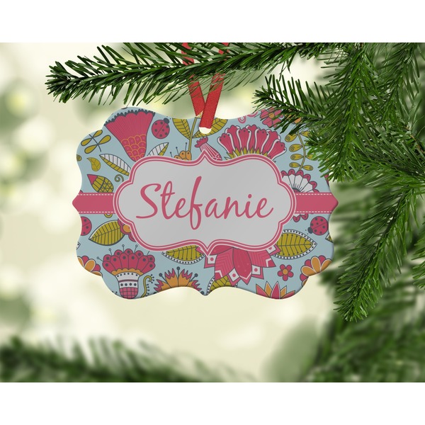 Wild Flowers Christmas Ornament (On Tree)