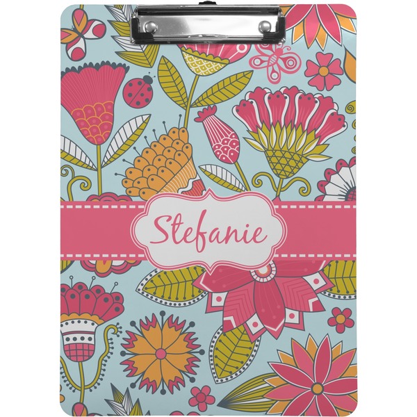 Custom Wild Flowers Clipboard (Personalized)