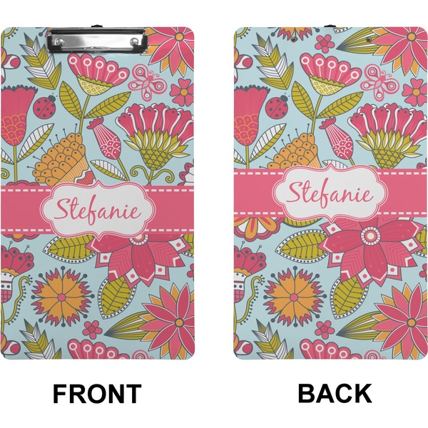 Wild Flowers Clipboard (Legal) (Front + Back)