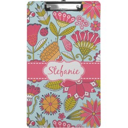 Wild Flowers Clipboard (Legal Size) (Personalized)