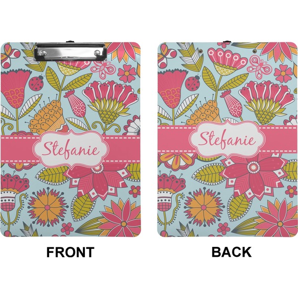 Wild Flowers Clipboard (Letter) (Front + Back)