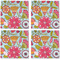 Wild Flowers Cloth Napkins - Personalized Dinner (APPROVAL) Set of 4