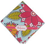 Wild Flowers Cloth Dinner Napkin - Single w/ Name or Text