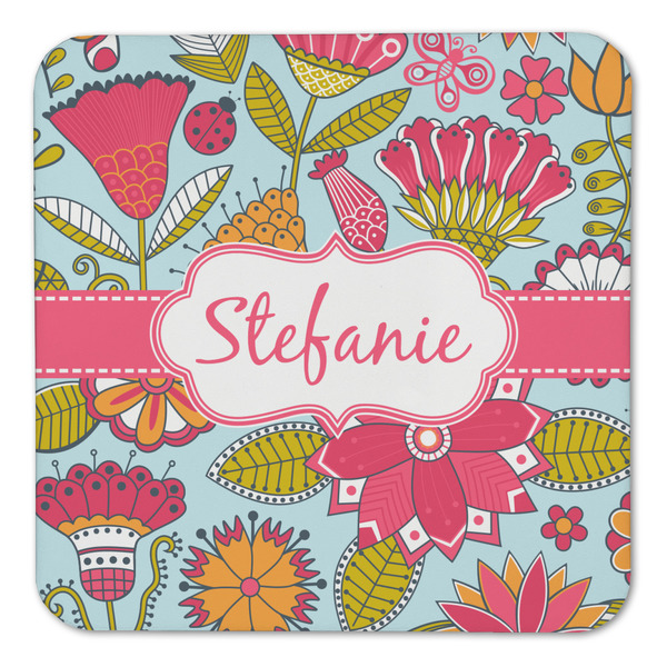 Wild Flowers Coaster Set - FRONT (one)