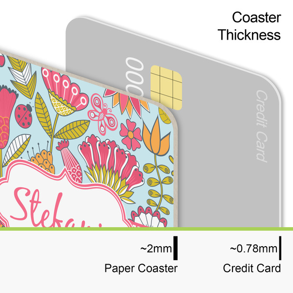 Wild Flowers Coaster Thickness