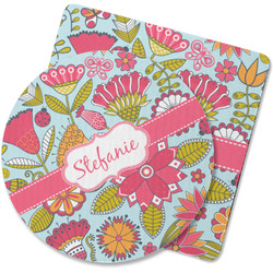 Wild Flowers Rubber Backed Coaster (Personalized)