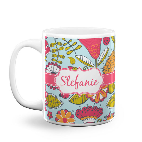 Custom Wild Flowers Coffee Mug (Personalized)