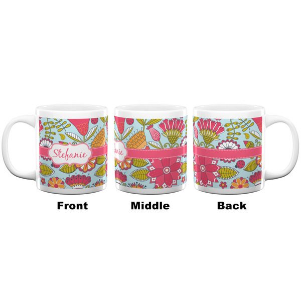 Wild Flowers Coffee Mug - 20 oz - White APPROVAL