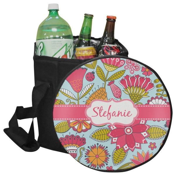 Custom Wild Flowers Collapsible Cooler & Seat (Personalized)
