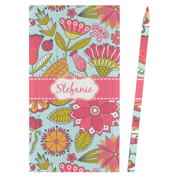 Wild Flowers Colored Pencils - Front View