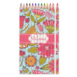 Wild Flowers Colored Pencils (Personalized)