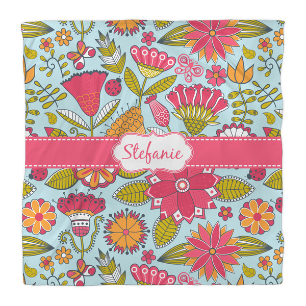 Wild Flowers Comforter - Queen - Front