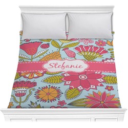 Wild Flowers Comforter - Full / Queen (Personalized)