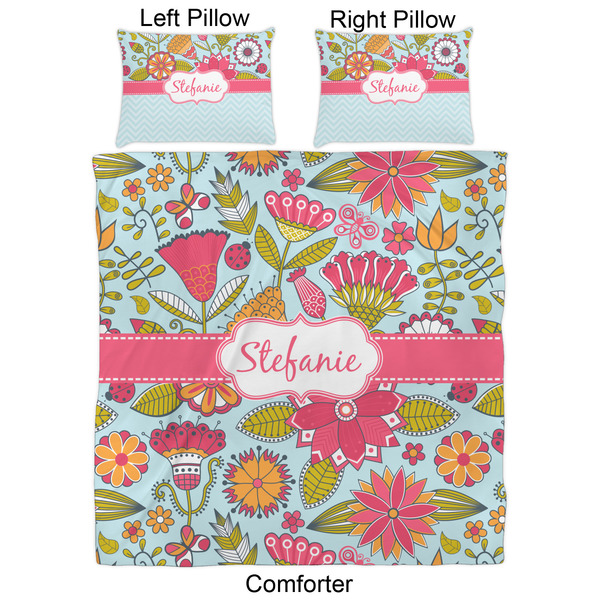 Wild Flowers Comforter Set - Queen - Approval