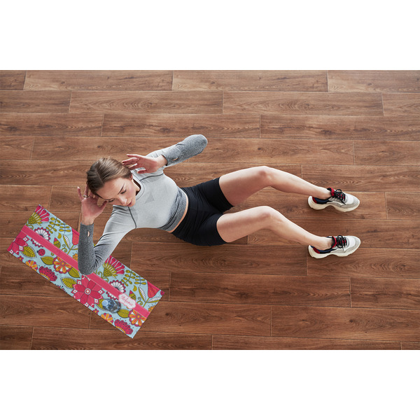 Wild Flowers Cooling Towel- Lifestyle
