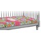 Wild Flowers Crib 45 degree angle - Fitted Sheet