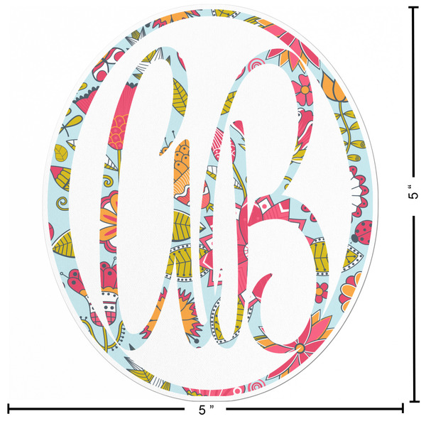 Wild Flowers Custom Shape Iron On Patches - L - APPROVAL