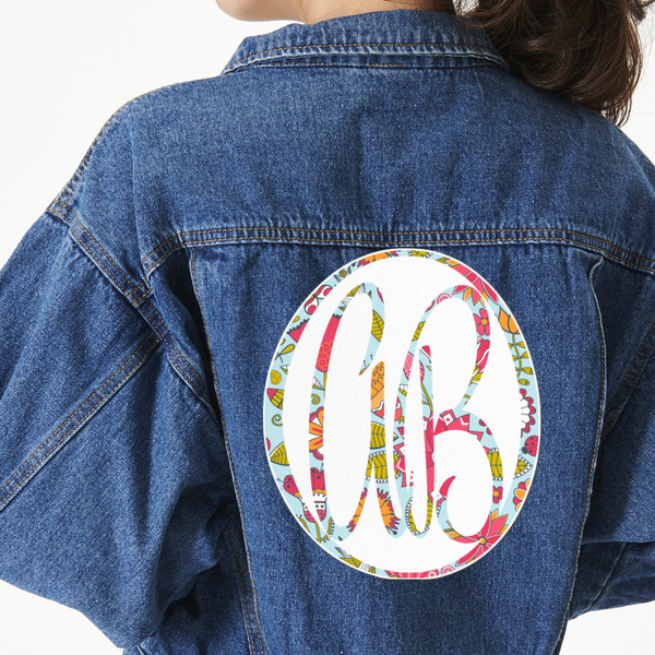 Custom Wild Flowers Twill Iron On Patch - Custom Shape - 3XL (Personalized)