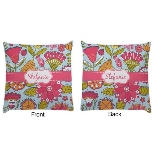 Wild Flowers Decorative Pillow Case - Approval