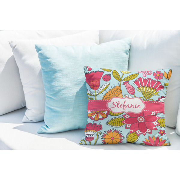 Wild Flowers Decorative Pillow Case - LIFESTYLE 2