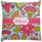Wild Flowers Decorative Pillow Case (Personalized)