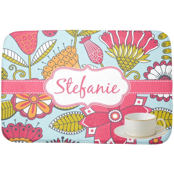 Wild Flowers Dish Drying Mat