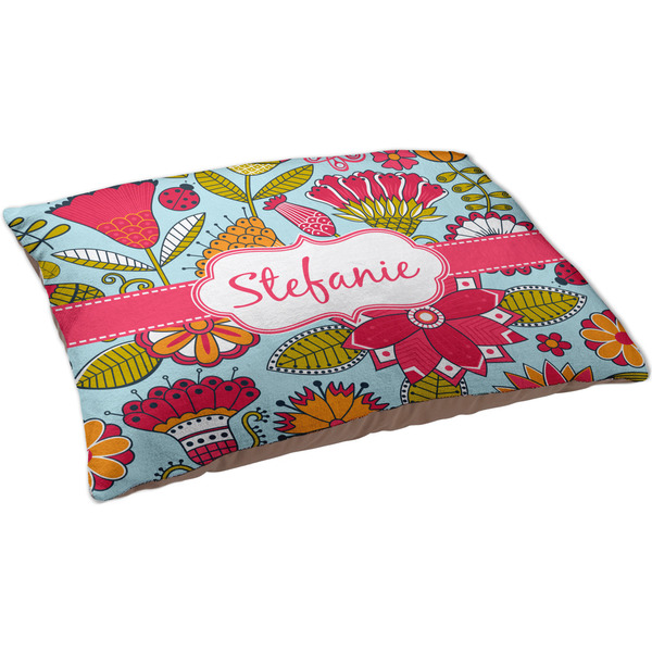Wild Flowers Dog Bed - Large