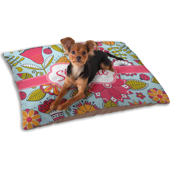 Wild Flowers Dog Bed - Small LIFESTYLE