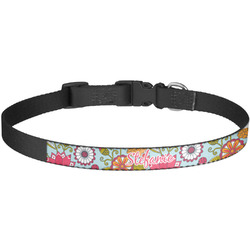 Wild Flowers Dog Collar - Large (Personalized)