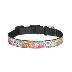 Wild Flowers Dog Collar - Small (Personalized)