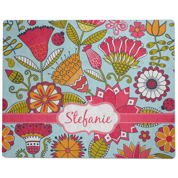 Wild Flowers Dog Food Mat - Large without Bowls