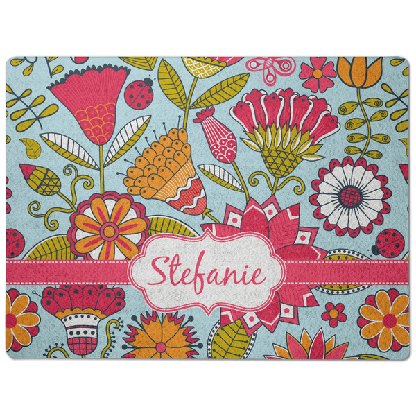 Wild Flowers Dog Food Mat - Medium without bowls