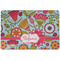 Wild Flowers Dog Food Mat - Small without bowls
