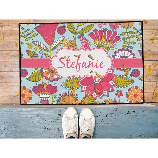 Wild Flowers Door Mat - LIFESTYLE (Med)