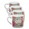 Wild Flowers Double Shot Espresso Cups - Set of 4 (Personalized)