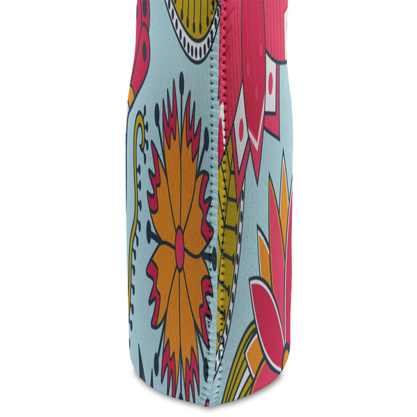 Wild Flowers Double Wine Tote - DETAIL 2 (new)