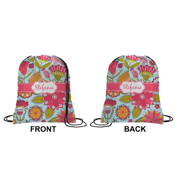 Wild Flowers Drawstring Backpack
