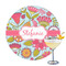 Wild Flowers Drink Topper - Large - Single with Drink