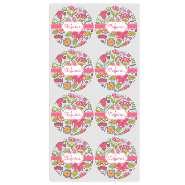 Wild Flowers Drink Topper - Medium - Set of 12