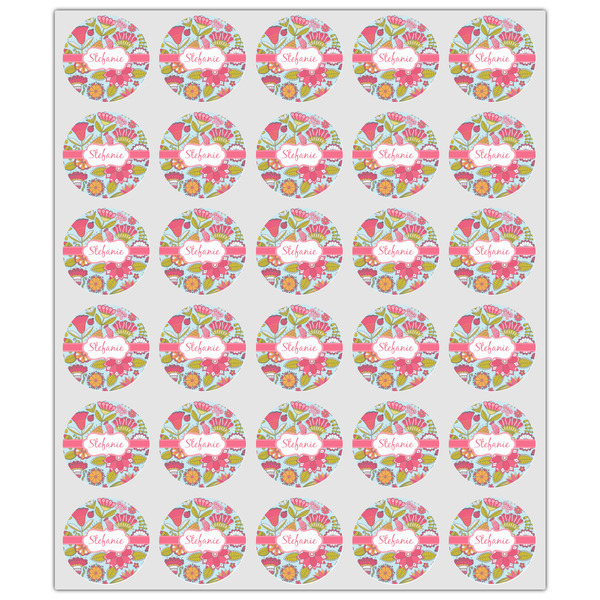 Wild Flowers Drink Topper - XSmall - Set of 30
