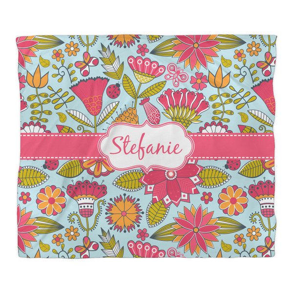 Wild Flowers Duvet Cover - King - Front