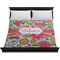 Wild Flowers Duvet Cover - King - On Bed - No Prop