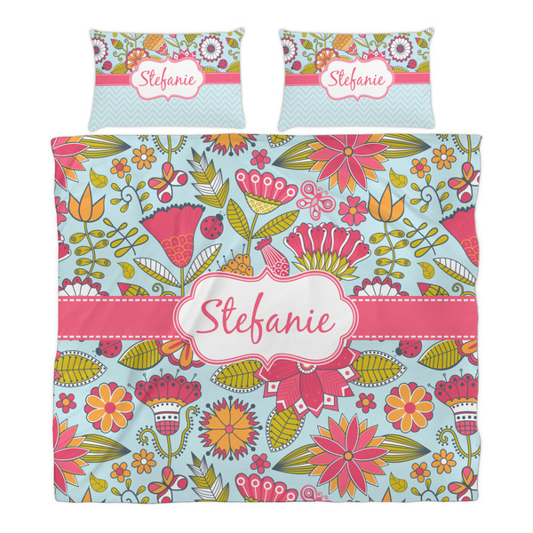 Wild Flowers Duvet Cover Set - King - Alt Approval