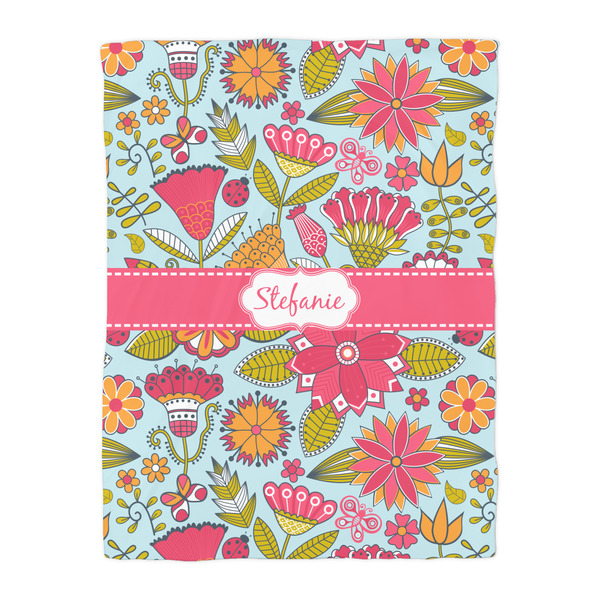 Wild Flowers Duvet Cover - Twin - Front