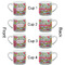 Wild Flowers Espresso Cup - 6oz (Double Shot Set of 4) APPROVAL
