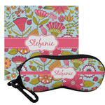Wild Flowers Eyeglass Case & Cloth (Personalized)